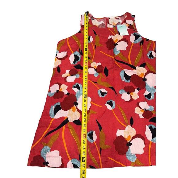 Sigrid Olsen Womens Knee Length Floral Tank Dress Size 3XL Multicolor New - Picture 2 of 5